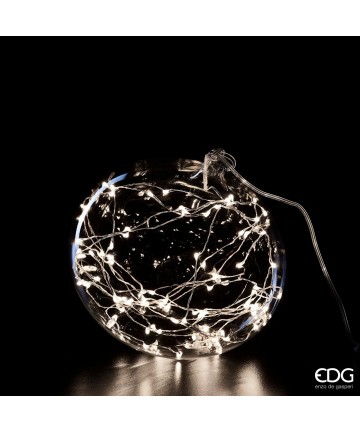 PALLA DI VETRO CON 60LED