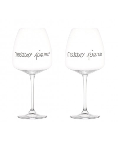 SET 2 CALICI MEZZO PIENO