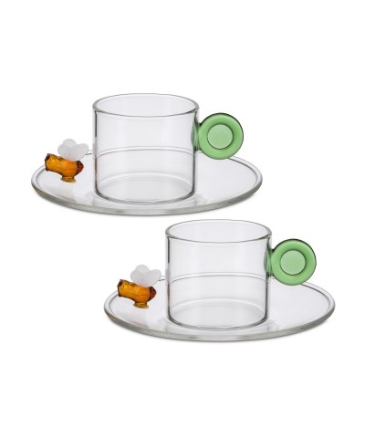 SET 2 TAZZINE CAFFÈ CON...