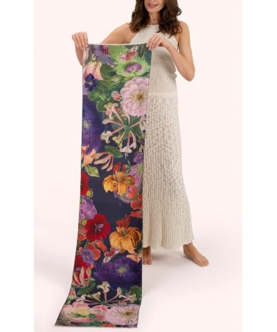 SCIARPA LUX POSY MIDNIGHT