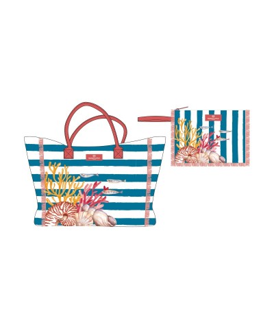 BORSA E POCHETTE LITORALE