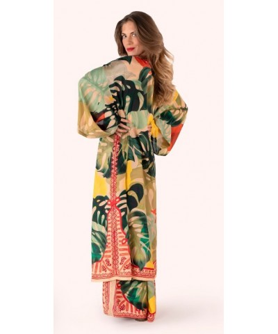 GIACCA KIMONO LUNGO EXOTIC...