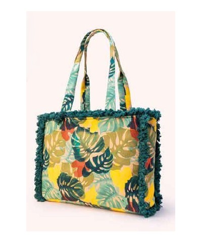 TOTE BAG CON FRANGE EXOTIC...