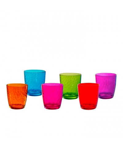 SET 6 BICCHIERI CORIANDOLI