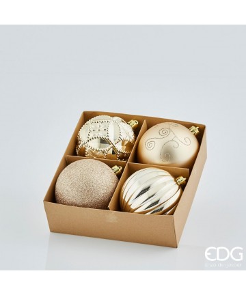 SET DA 4 PALLE DECORATIVE...